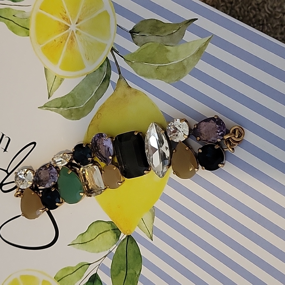 JCrew Multicolor Rhinestone Bracelet - Picture 5 of 6